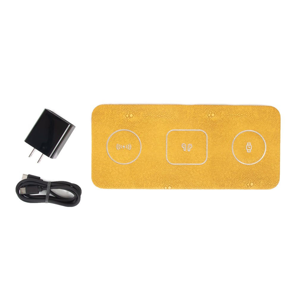 Brouk & Co Giftware Ace 3 in 1 Portable Wireless Fast Charging Pad