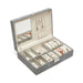 Brouk & Co Giftware Grey Aiden Single Hinged Jewelry Box