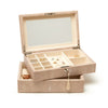 Brouk & Co Giftware Light Brown Aiden Stackable Jewelry Box - Set of 2