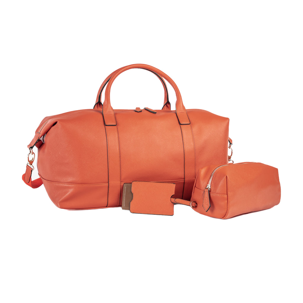 Brouk & Co Giftware Alexa Duffel Bag (Orange)