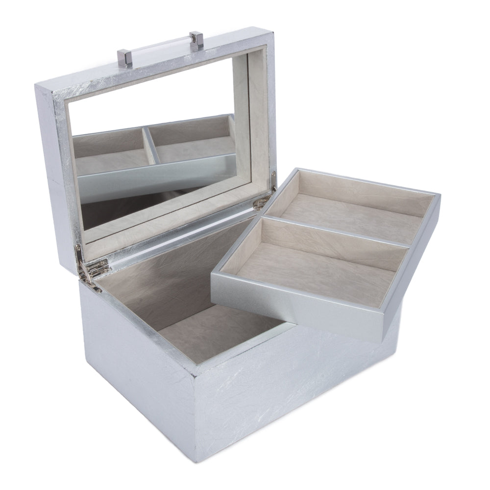 Brouk & Co Giftware Athena Jewelry Box Silver