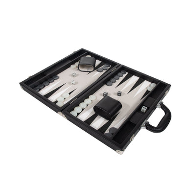 Brouk & Co Giftware Bradley Backgammon Set Black