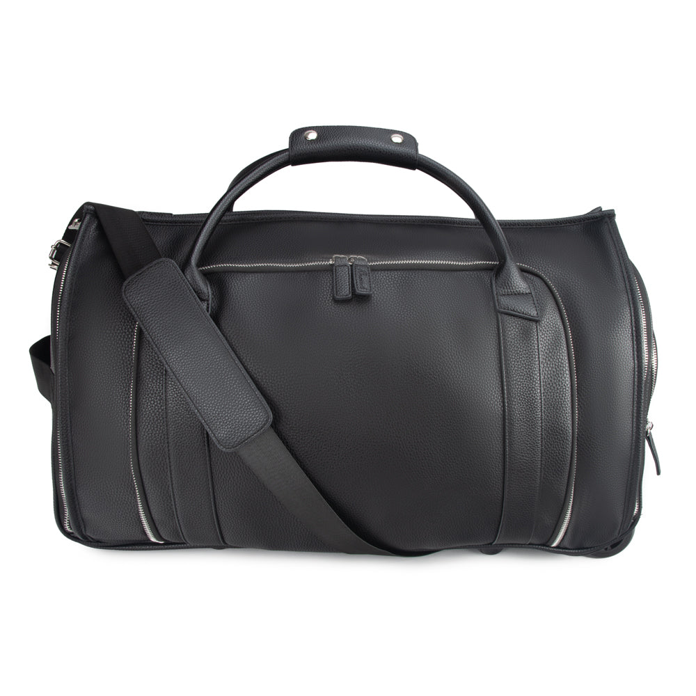 Brouk & Co Giftware Brett 2-in-1 Garment & Duffel Roller Bag Black