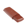 Brouk & Co Giftware Brown Lizard Double Cigar Holder (Genuine Leather)