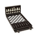 Brouk & Co Giftware Black Bryson Backgammon and Chess Set Assorted Colors