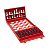 Brouk & Co Giftware Red Bryson Backgammon and Chess Set Assorted Colors