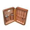 Brouk & Co Giftware Cain Croco Cigar Travel Case (Brown)