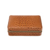 Brouk & Co Giftware Cain Croco Cigar Travel Case (Brown)