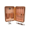 Brouk & Co Giftware Cain Croco Cigar Travel Case (Brown)