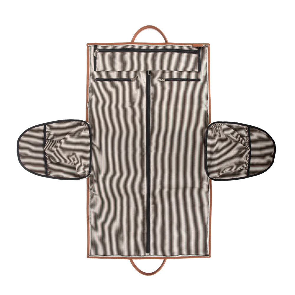 Brouk & Co Giftware Capri 2-N-1 Garment & Duffel Bag Brown/Co