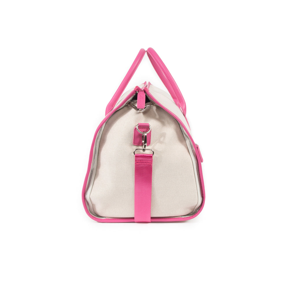 Brouk & Co Giftware Capri 2-N-1 Garment & Duffel Bag Fuchsia/Co