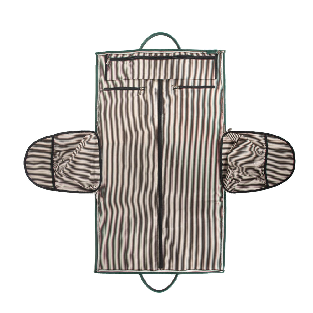 Brouk & Co Giftware Capri 2-N-1 Garment & Duffel Bag Green/Co