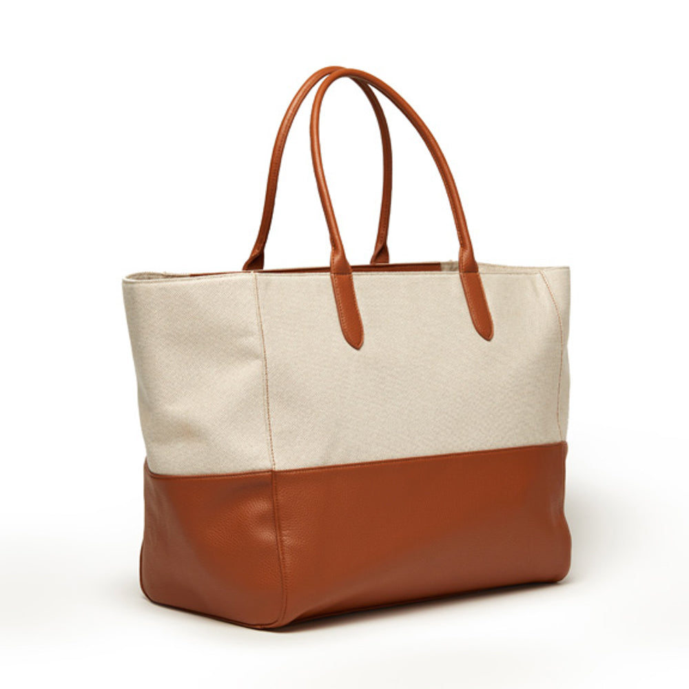 Brouk & Co Giftware Capri Tote Bag With Pouch Brown/Co