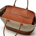 Brouk & Co Giftware Capri Tote Bag With Pouch Brown/Co