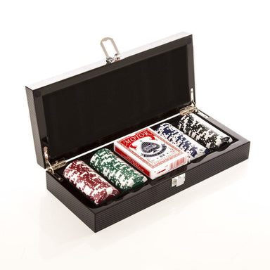 Brouk & Co Giftware Carbon Fiber Series - Poker Set 100 Chip