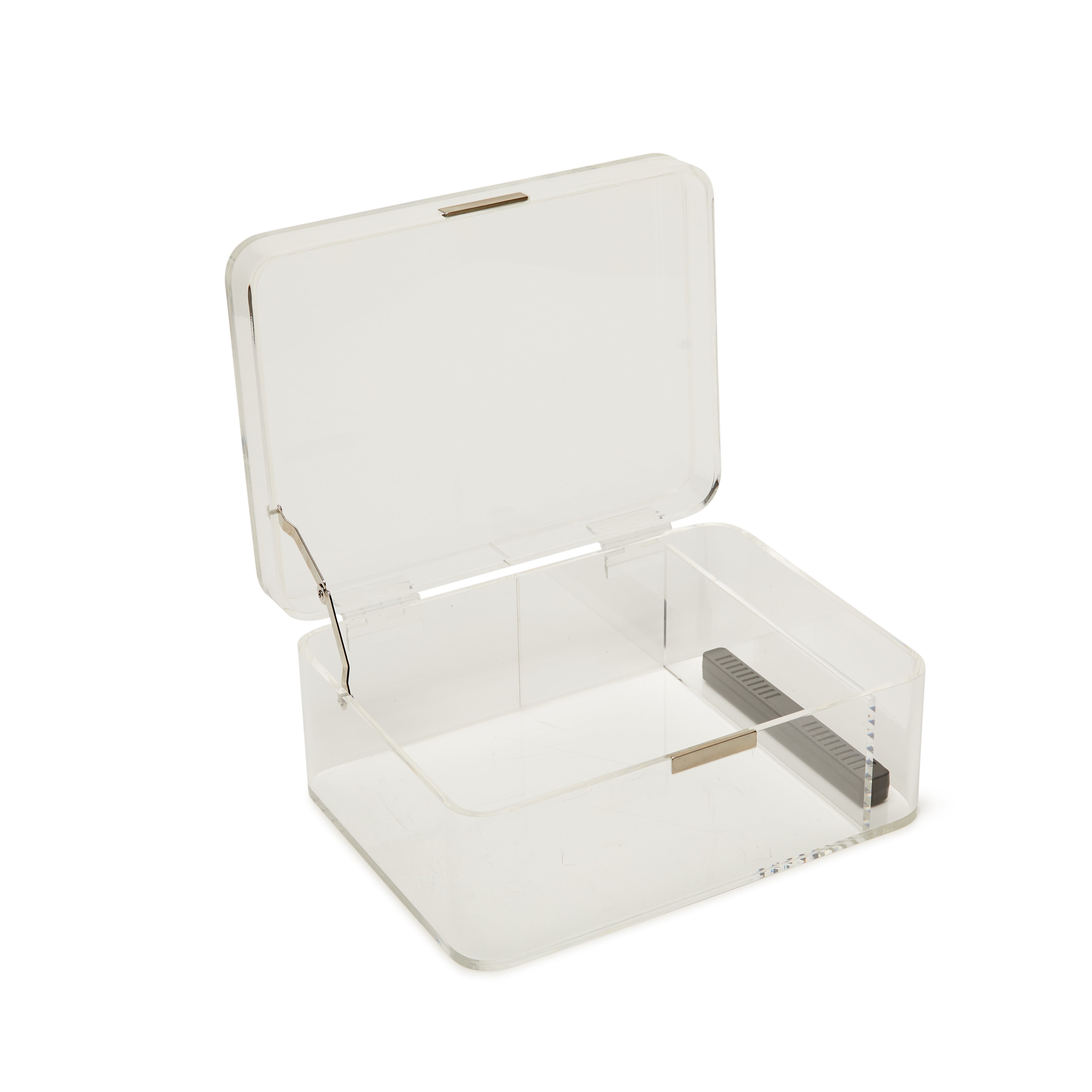 Brouk & Co Giftware Cole Acrylic Cigar Box Clear