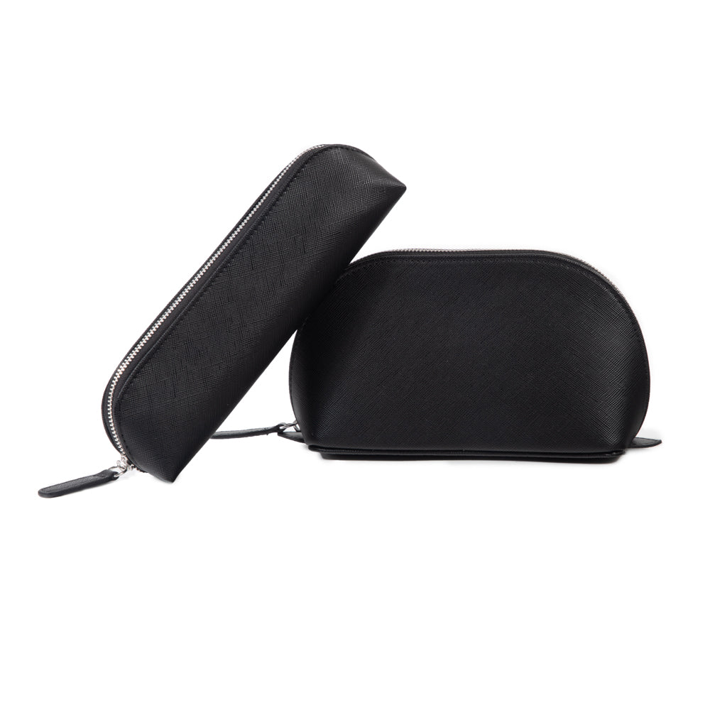 Brouk & Co Giftware Corie Cosmetic and Brush Case Black