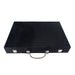 Brouk & Co Giftware Croc Laser Engraved Backgammon Black