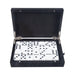 Brouk & Co Giftware Croc Laser Engraved Domino Set Black