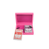 Brouk & Co Giftware Pink Ellen Poker Card Set Assorted