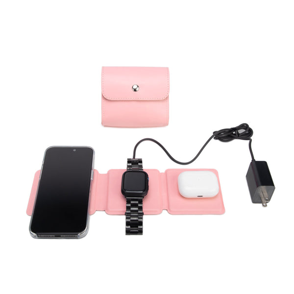 Brouk & Co Giftware Ellis 3-in-1 Fast Charging Foldable Pad