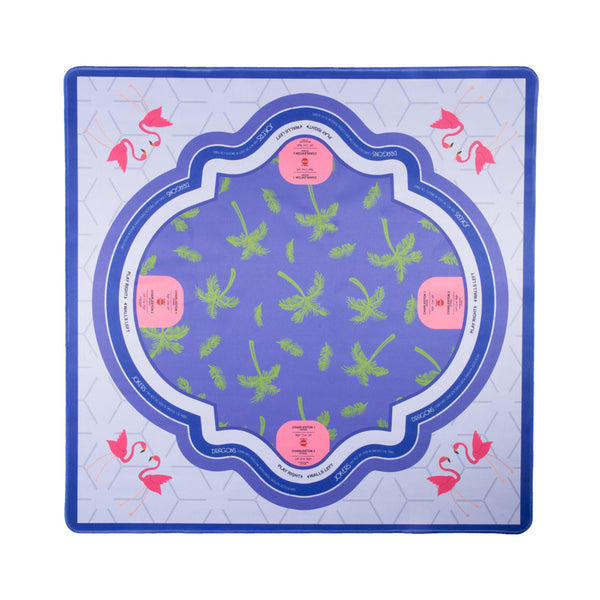 Brouk & Co Giftware Flamingo Mahjong Mat Purple
