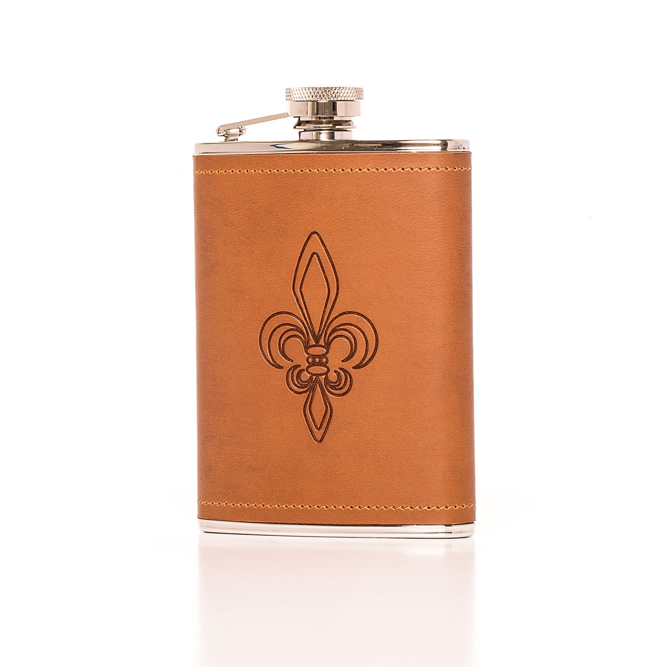 Brouk & Co Giftware Fleur de Lis Flask