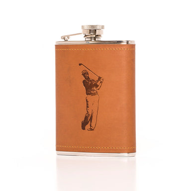 Brouk & Co Giftware Golfer Flask