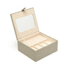 Brouk & Co Giftware Grey Jodi 3 Tray Large Jewelry Box