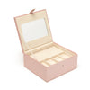 Brouk & Co Giftware Blush Jodi 3 Tray Large Jewelry Box