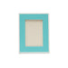 Brouk & Co Giftware Laurel Picture Frame Baby Blue/White 4 x 6