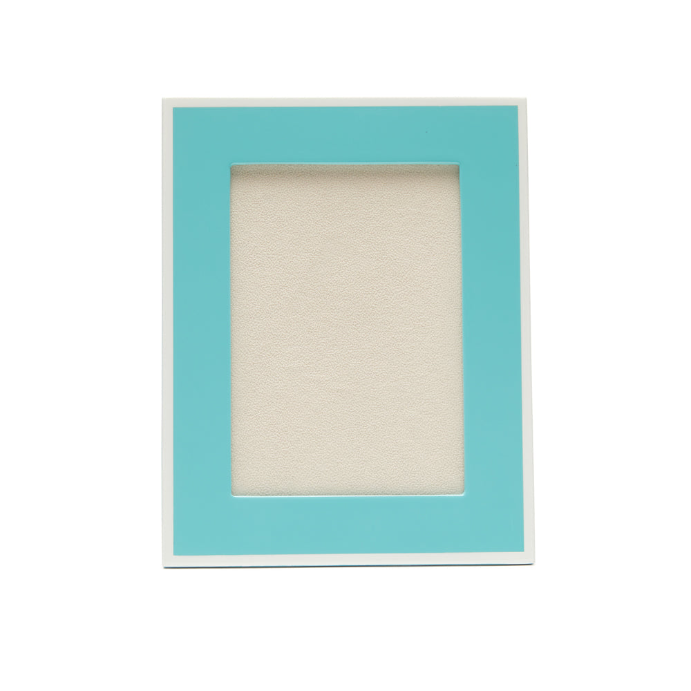 Brouk & Co Giftware Laurel Picture Frame Baby Blue/White 5 x 7