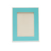 Brouk & Co Giftware Laurel Picture Frame Baby Blue/White 5 x 7