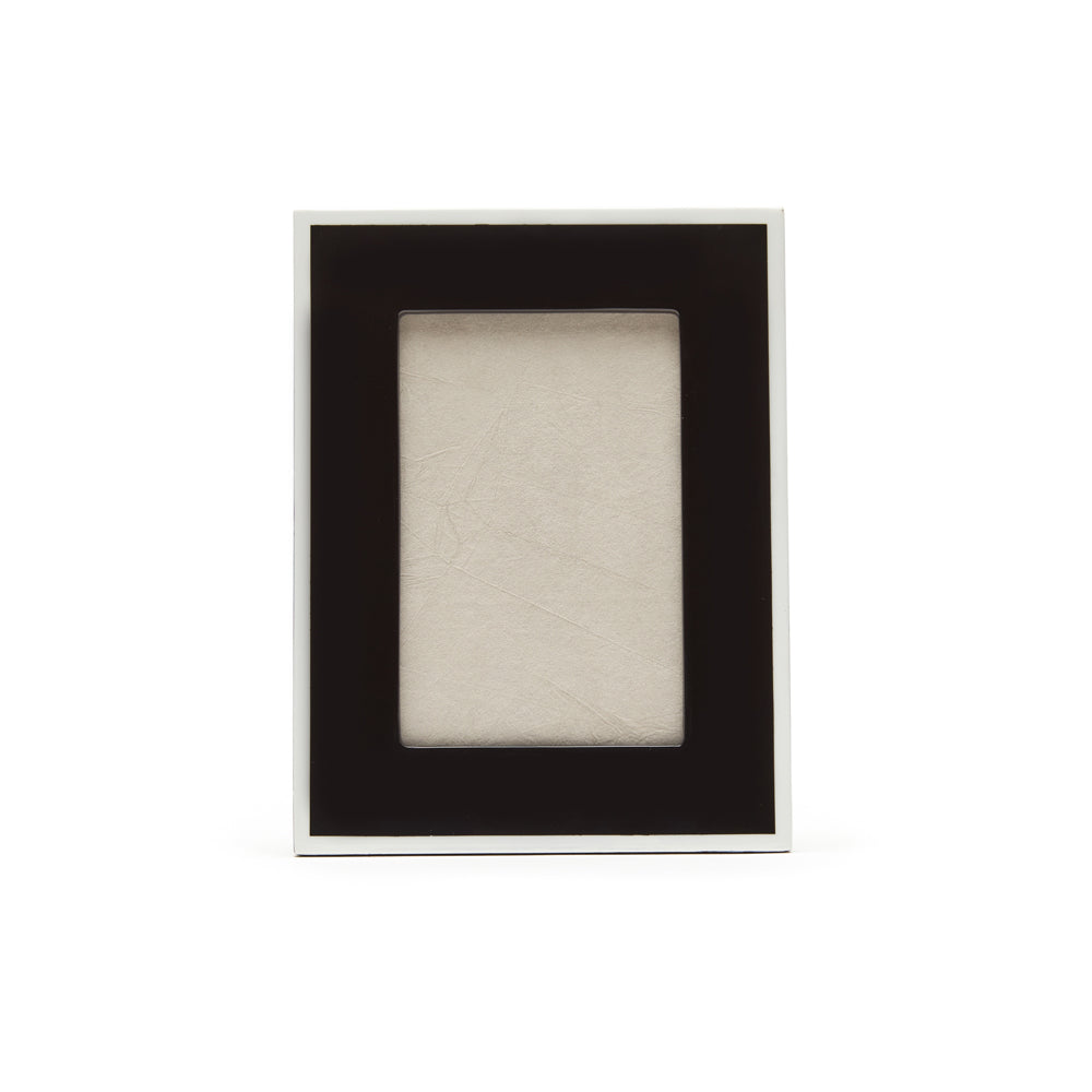 Brouk & Co Giftware Laurel Picture Frame Black/White 4 x 6