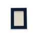Brouk & Co Giftware Laurel Picture Frame Navy/White 4 x 6
