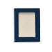 Brouk & Co Giftware Laurel Picture Frame Navy/White 5 x 7
