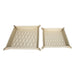 Brouk & Co Giftware Leah 2-Piece Quilted Throw All Gold
