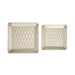 Brouk & Co Giftware Leah 2-Piece Quilted Throw All Gold