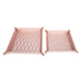 Brouk & Co Giftware Leah 2-Piece Quilted Throw All Pink