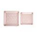 Brouk & Co Giftware Leah 2-Piece Quilted Throw All Pink