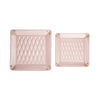 Brouk & Co Giftware Leah 2-Piece Quilted Throw All Pink