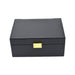 Brouk & Co Giftware Leah 2 Tier Jewelry Box Black