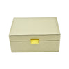 Brouk & Co Giftware Leah 2 Tier Jewelry Box Gold