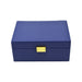 Brouk & Co Giftware Leah 2 Tier Jewelry Box Navy