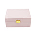 Brouk & Co Giftware Leah 2 Tier Jewelry Box Pale Pink