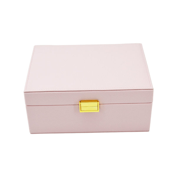 Brouk & Co Giftware Leah 2 Tier Jewelry Box Pale Pink