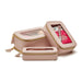 Brouk & Co Giftware Pale Pink Leah 3pc Cosmetic Case