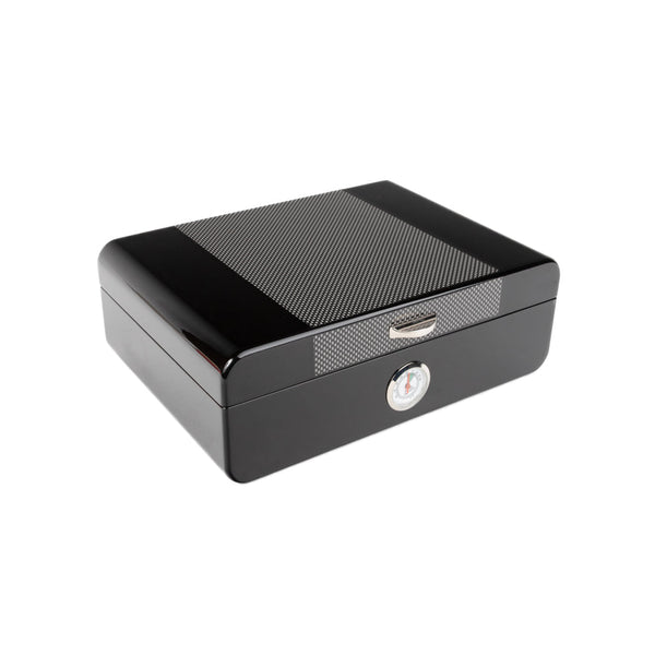 Brouk & Co Giftware Lorenzo Cigar Humidor (Black)