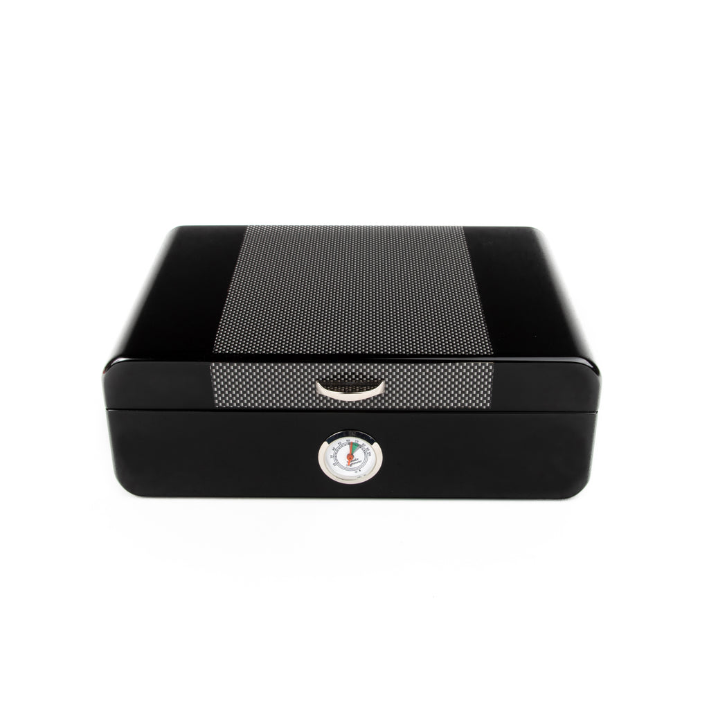 Brouk & Co Giftware Lorenzo Cigar Humidor (Black)