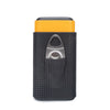 Brouk & Co Giftware Lorenzo Triple Cigar Holder with Cutter Mustard